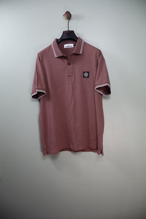 Stone Island Brown Slim Fit Polo
