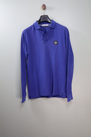 Stone Island Blue Regular Fit Polo