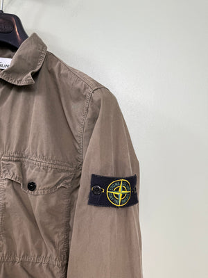 Stone Island Khaki Overshirt