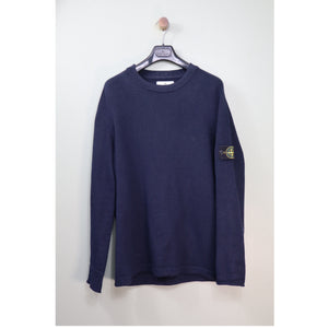 Stone Island Navy Knit Jumper