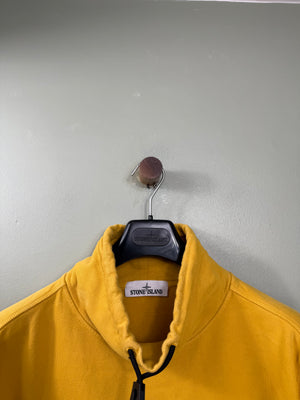 Stone Island Yellow Mock Neck Jumper