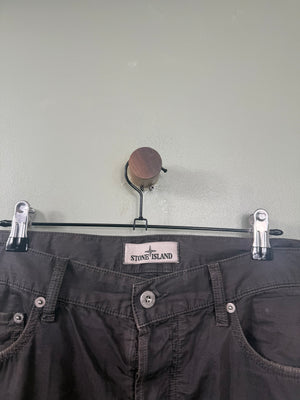 Stone Island Charcoal Grey RE-T Chinos