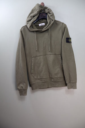 Stone Island Khaki Hoodie