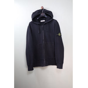 Stone Island Black Zipped Hoodie