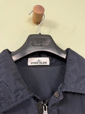 Stone Island Navy Nylon Metal Overshirt