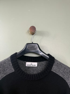 Stone Island Black/Grey Knit Jumper