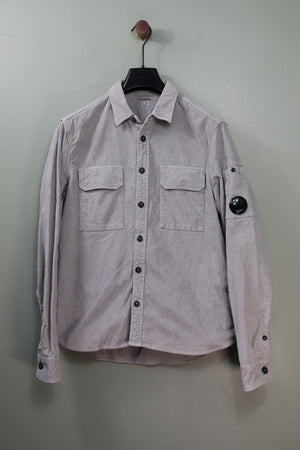 C.P. Company Grey Corduroy Overshirt
