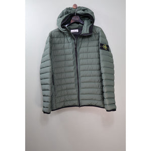 Stone Island Green 0-Cotton/R-Nylon Jacket
