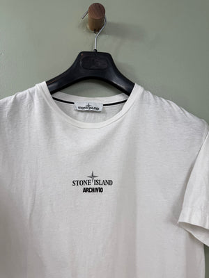 Stone Island White Archivio T-Shirt
