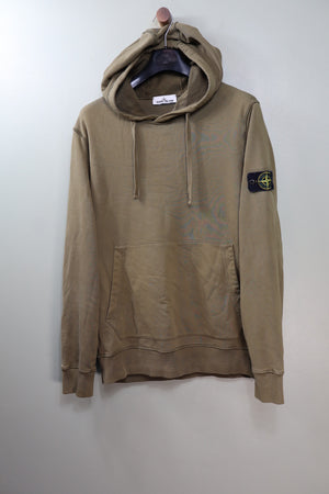 Stone Island Khaki Hoodie