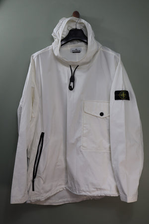 Stone Island White Supima Smock