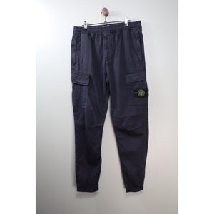 Stone Island Black RE-T Cargo Bottoms