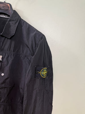 Stone Island Black Nylon Metal Overshirt