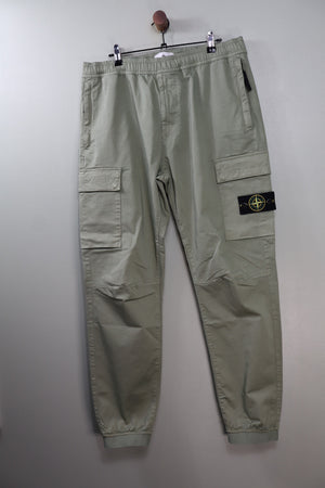 Stone Island Green RE-T Cargo Bottoms