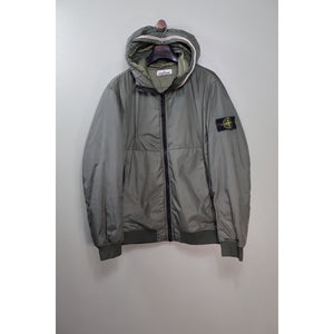 Stone Island Green Crinkle Reps Primaloft Jacket