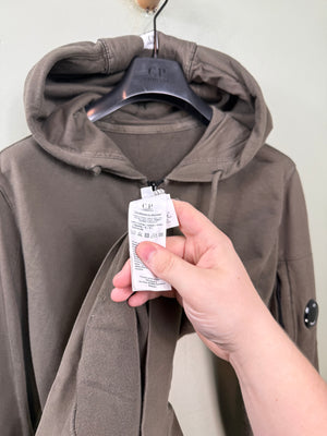 C.P. Company Khaki Zipped Hoodie
