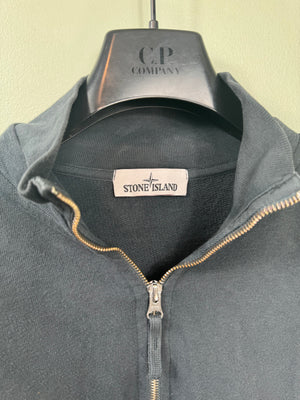Stone Island Navy 1/4 Zip Jumper