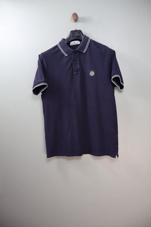 Stone Island Navy Slim Fit Polo