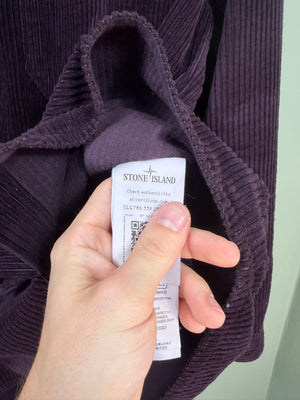 Stone Island Midnight Purple Corduroy Overshirt