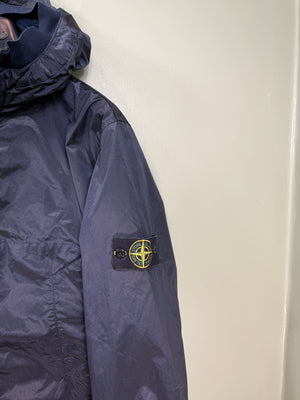 Stone Island Navy Nylon Shimmer Jacket