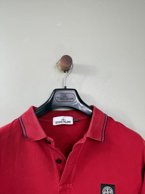 Stone Island Red Slim Fit Polo