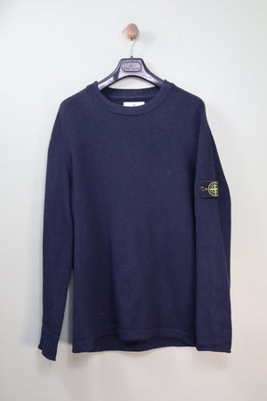 Stone Island Navy Knit Jumper