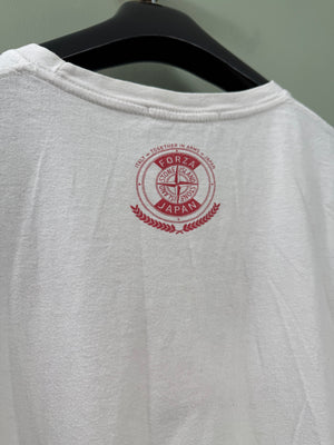 Stone Island White Forza Japan T-Shirt