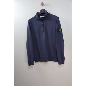 Stone Island Navy 1/4 Zip Jumper