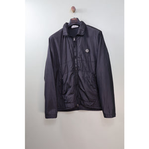 Stone Island Black Nylon Metal Overshirt