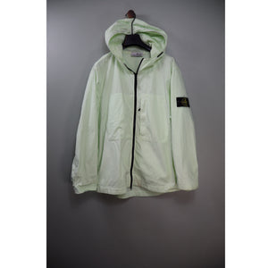 Stone Island Pastel Green Supima Cotton Twill Jacket