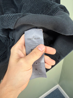 Stone Island Black Corduroy Smock