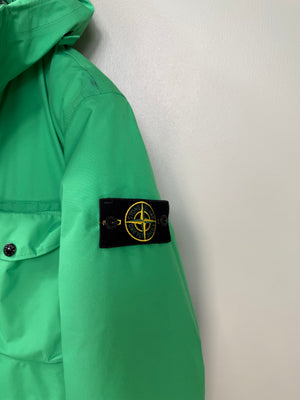 Stone Island Green Ripstop Gore-Tex Down Jacket