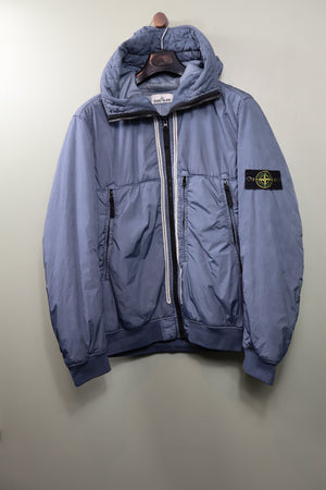 Stone Island Blue Crinkle Reps Jacket