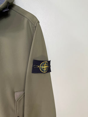 Stone Island Khaki Soft Shell Jacket
