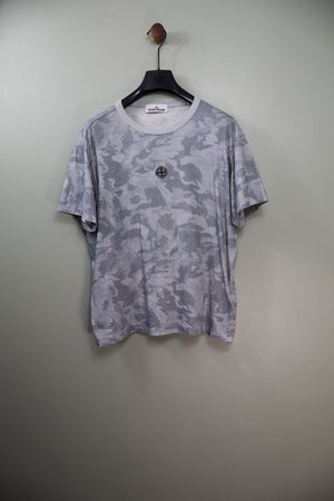 Stone Island Grey Camo T-Shirt