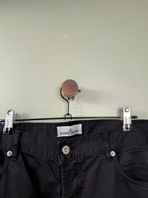 Stone Island Black RE-T Chinos
