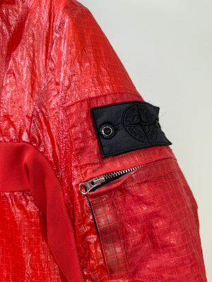 Stone Island Shadow Project Red Dual Grid Nylon Jacket