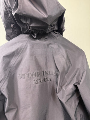 Stone Island Black Marina Gore-tex Smock