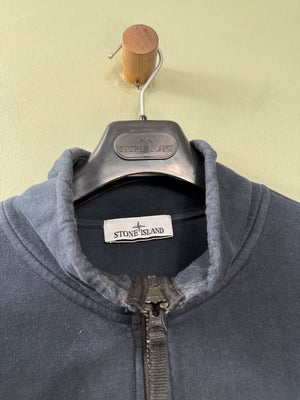 Stone Island Navy 1/4 Zip Jumper