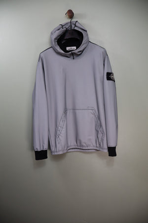 Stone Island Grey Plated Reflective Hoodie