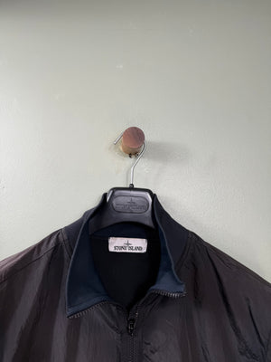 Stone Island Black Nylon Metal Smock