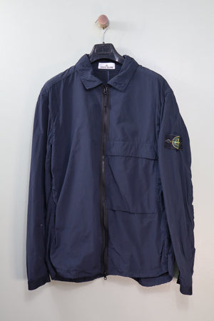 Stone Island Navy Naslan Overshirt