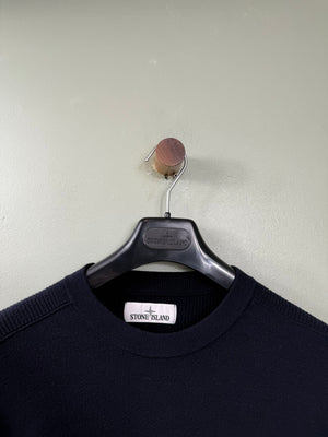 Stone Island Navy Knit Jumper