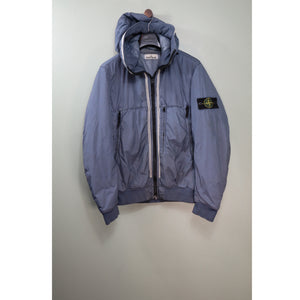 Stone Island Blue Crinkle Reps Jacket