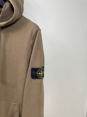 Stone Island Khaki Hoodie