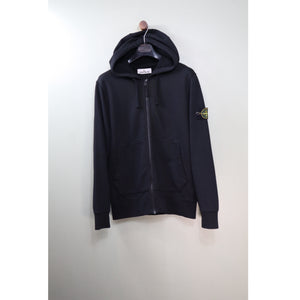 Stone Island Black Zipped Hoodie
