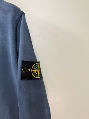 Stone Island Deep Blue 1/4 Zip Jumper