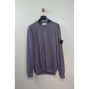Stone Island Grey Knit Jumper