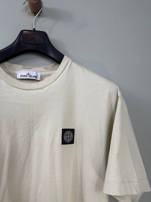 Stone Island Pastel Yellow T-Shirt