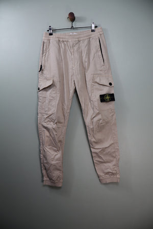 Stone Island Beige RE-T Cargo Bottoms